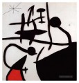 Frau und Vögel in der Nacht Joan Miró